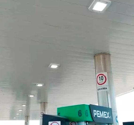 Lámparas para Gasolineras